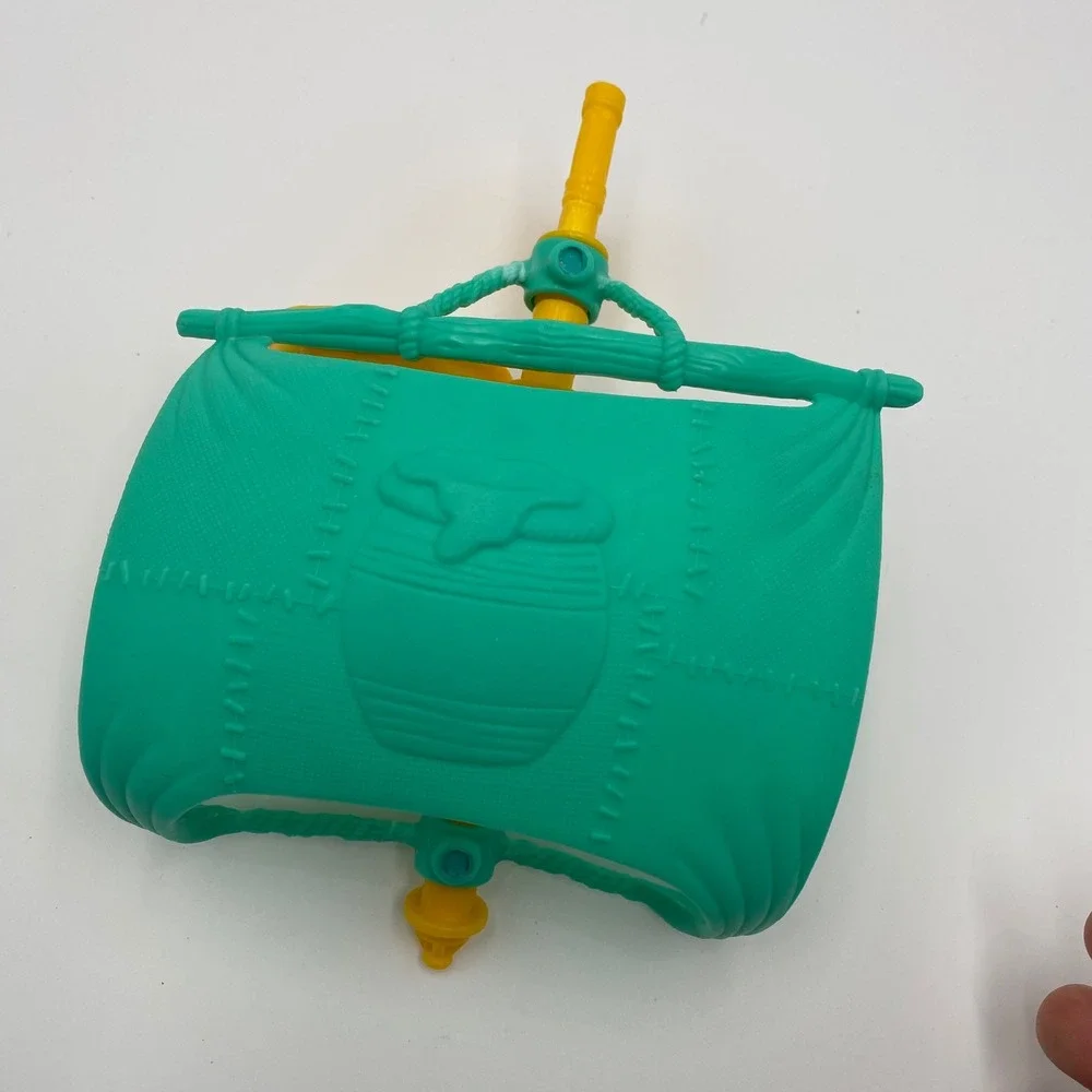 Vintage Disney Winnie the Pooh Ahoy There Pooh Replacement Ship Sail Piece Green